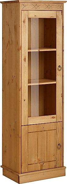 OTTO home Vitrine Indra aus massiver Kiefer, FSC®, 2trg., Höhe 145 cm, deze günstig online kaufen