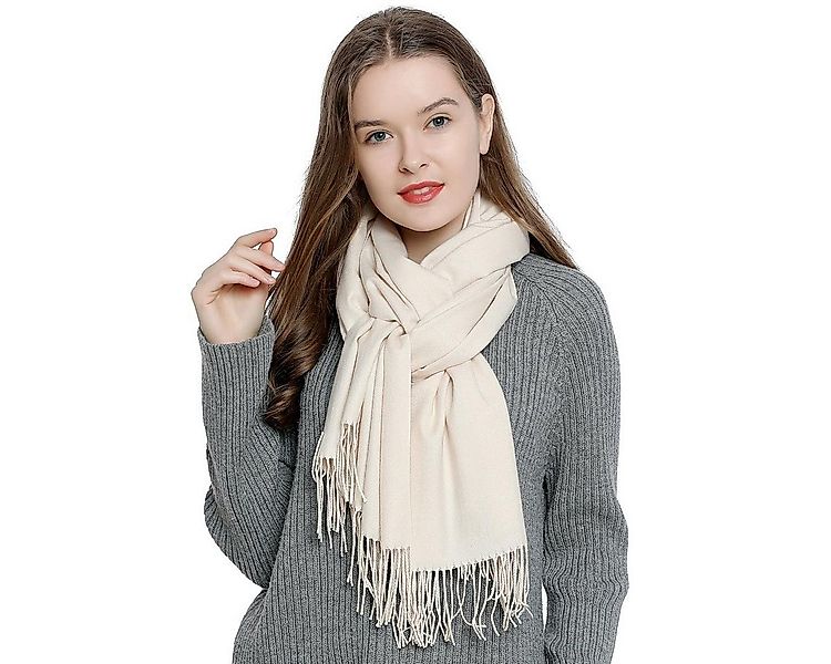 Schal Damen Schal einfarbig 185 x 65 cm, (1-St), Damenschal, kuschlig weich günstig online kaufen