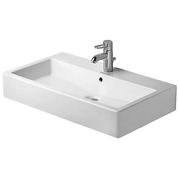Duravit Handwaschbecken Vero 70 cm Weiß 1 Hahnloch geschliffen Weiß günstig online kaufen