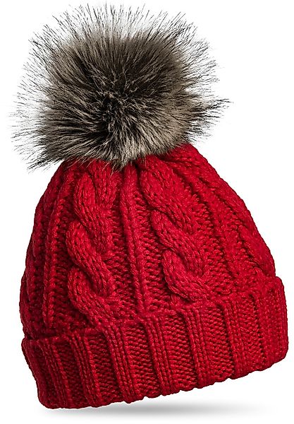 Caspar Bommelmütze MU104 Damen Winter Strickmütze günstig online kaufen