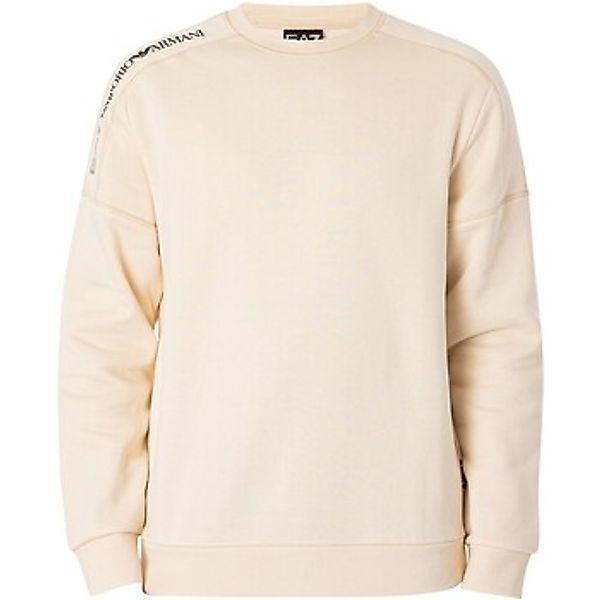 Emporio Armani EA7  Sweatshirt Sweatshirt mit Schulter-Branding günstig online kaufen