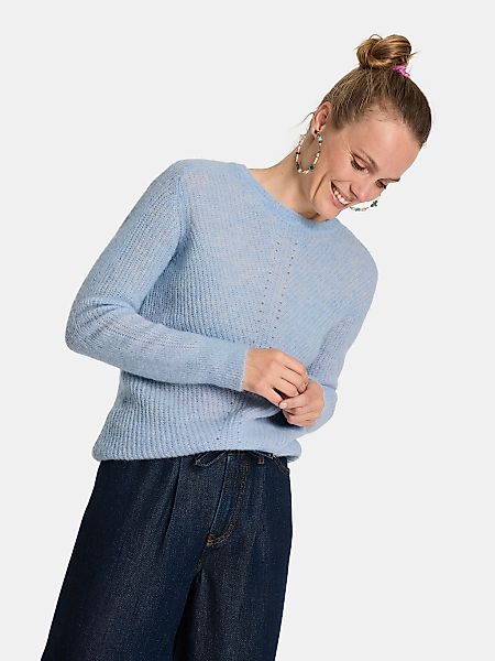Lieblingsstück Strickpullover "Babro", Rundhals mit Alpakawolle günstig online kaufen