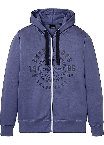 Kapuzen-Sweatjacke mit Komfortschnitt günstig online kaufen