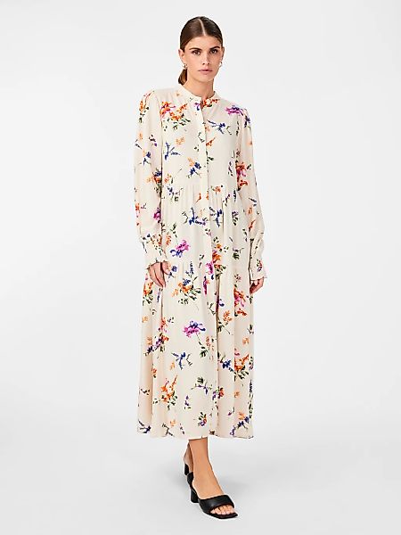 Y.A.S Druckkleid "YASASINA LS LONG SHIRT DRESS S. NOOS", Sommerkleid günstig online kaufen