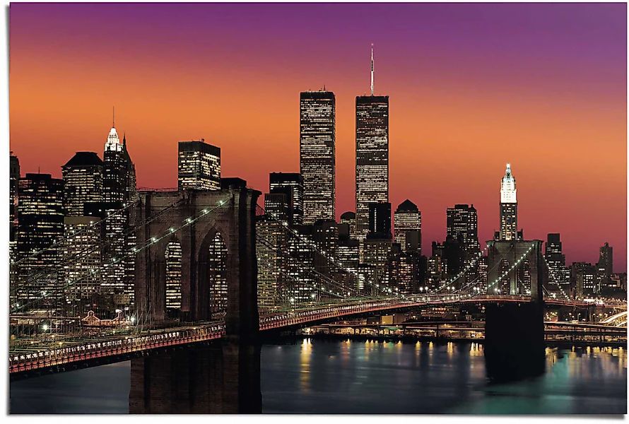 Reinders Poster "New York Brooklyn Brücke" 1 Stk. tlg. günstig online kaufen