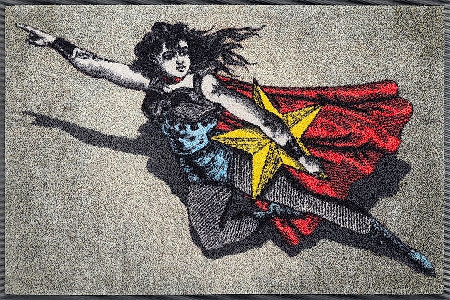 wash+dry by Kleen-Tex Fußmatte "Catch the Stars" rechteckig 7 mm Höhe günstig online kaufen