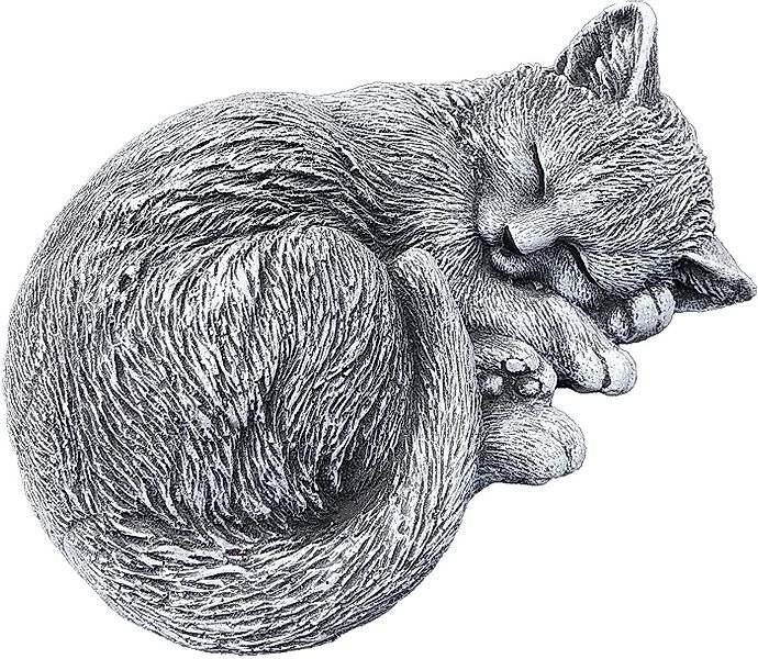 Stone and Style Gartenfigur Steinfigur Katze Tinka günstig online kaufen