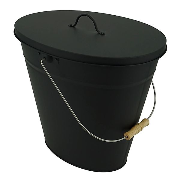 Valo Ascheeimer Oval 24, Schwarz günstig online kaufen