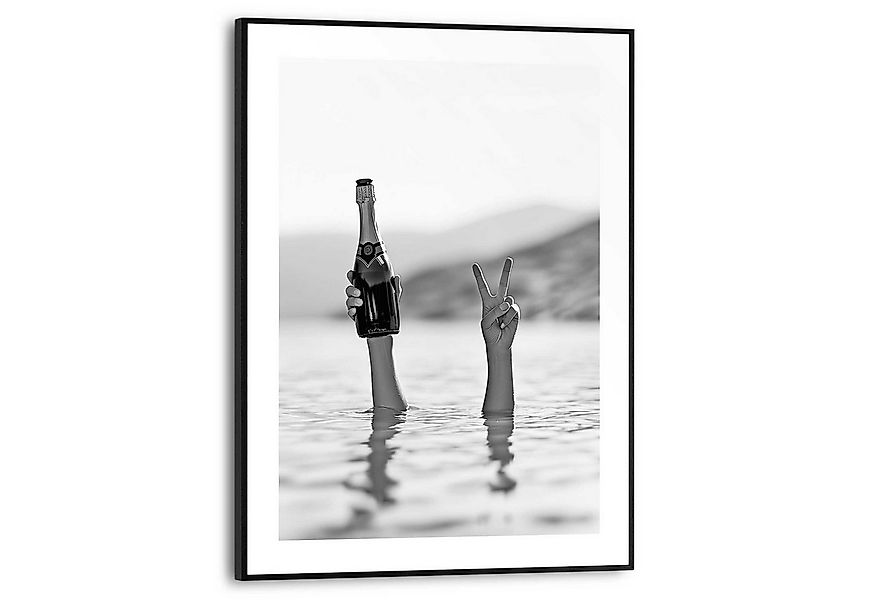 Reinders! Poster Sea Cheers, Hobbyraum - Champange - Schwarz-Weiß - MDF - H günstig online kaufen