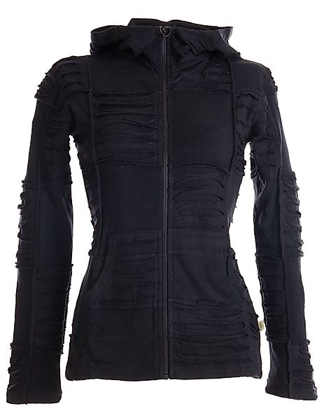 Vishes Kurzjacke Patchwork Jacke mit Cutwork günstig online kaufen