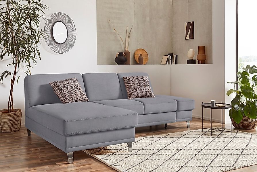 sit&more Ecksofa "Clio L-Form" wahlweise mit Bettfunktion oder Vorziehsitz günstig online kaufen
