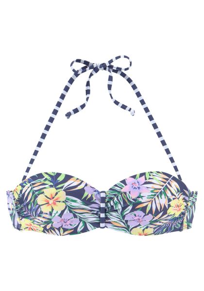 Venice Beach Bandeau-Bikini-Top "Summer" mit geraffter Mitte günstig online kaufen