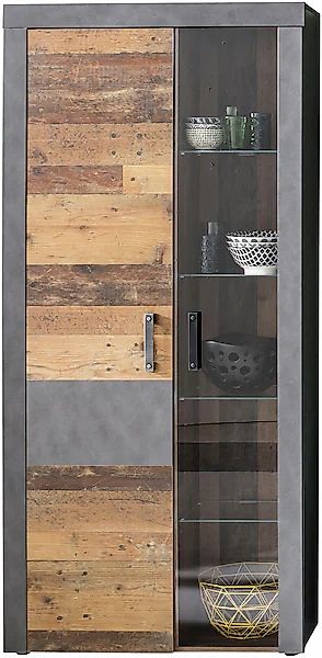 INOSIGN Vitrine »Ilana« moderner Industrial Style - Beleuchtung optional - günstig online kaufen