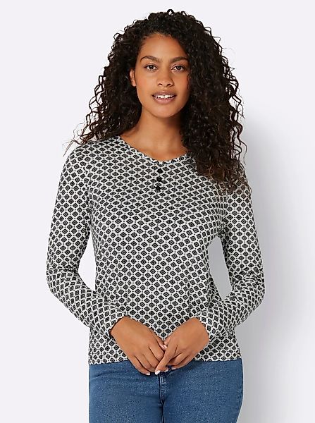 Inspirationen V-Shirt "Druck-Shirt", 1 Stk. günstig online kaufen