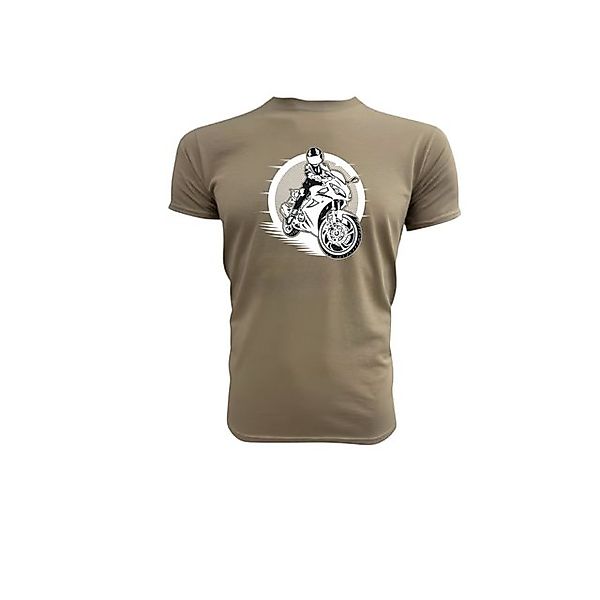 PAULGOS Print-Shirt Herren T-Shirt "Motor-Biker günstig online kaufen