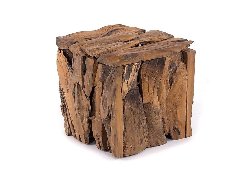 DESIGN DELIGHTS Hocker SITZBOX "Holz massiv 30", 30x30x30 cm, Holz massivho günstig online kaufen