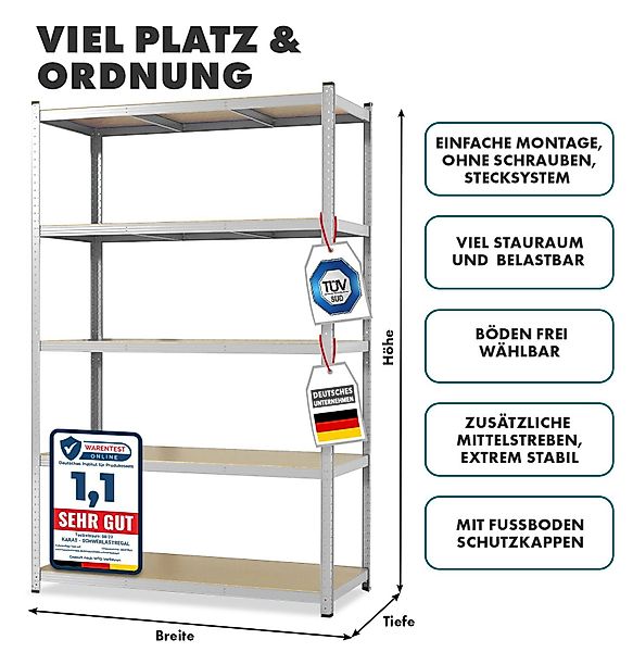 Kubus Schwerlastregal Sioux, 2er Set, Traglast günstig online kaufen