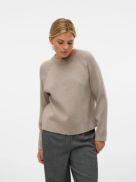 Vero Moda Strickpullover "VMGOLD MIX LS O-NECK PULLOVER GA" günstig online kaufen