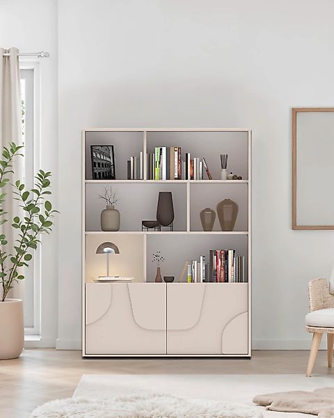 OTTO home Highboard "Stone" 3D-Design, Stauraum dekorativ & praktisch, Füße günstig online kaufen