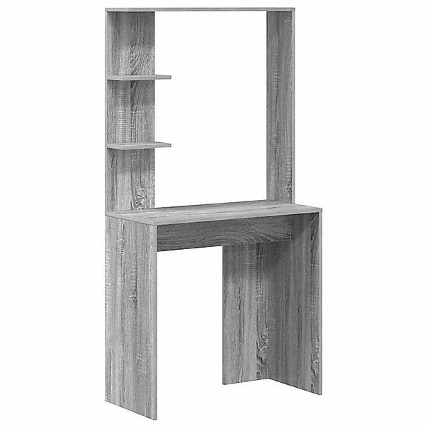 vidaXL Schreibtisch Grau Sonoma 78,5 x 37 x 154,5 cm Holzwerkstoff 869343 günstig online kaufen