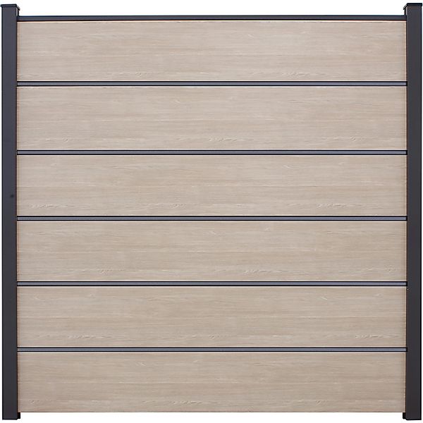 GroJa Steckzaun Premium Basicline 180 cm x 180 cm Sheffield Oak günstig online kaufen