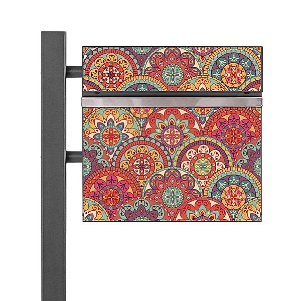 Banjado Standbriefkasten Anthrazit 45x120x16.5cm Groß Inkl. Montagematerial günstig online kaufen