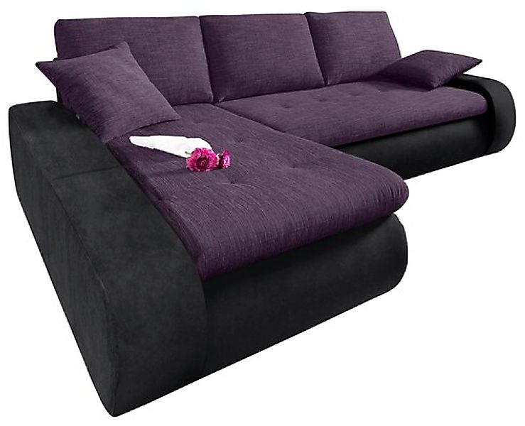 TRENDMANUFAKTUR Ecksofa »Indie, modern und bequem, Materialmix, OTTOs Choic günstig online kaufen