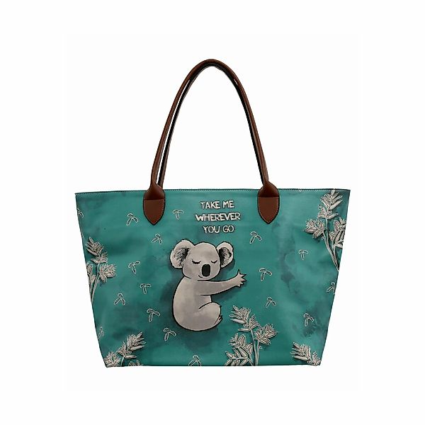 DOGO Weekender "Weekender Schultertaschen Koala Hug Damen Schultertasche" H günstig online kaufen