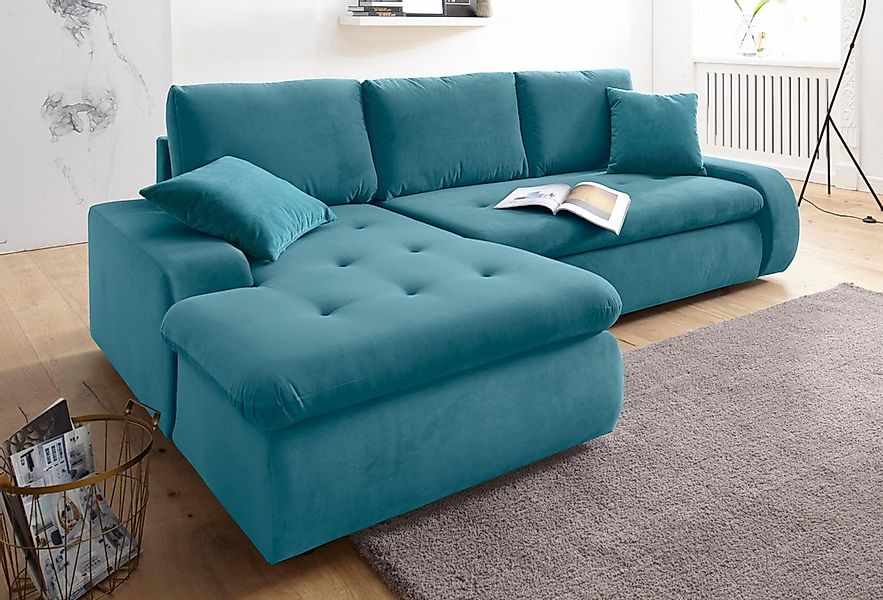 TRENDMANUFAKTUR Ecksofa "Indie II, tolle Detailverarbeitung, bequem und kom günstig online kaufen