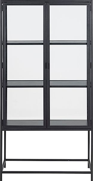 ACTONA GROUP Glasvitrine, mit Glastüren und Metallrahmen, 3 Einlegeböden, B günstig online kaufen