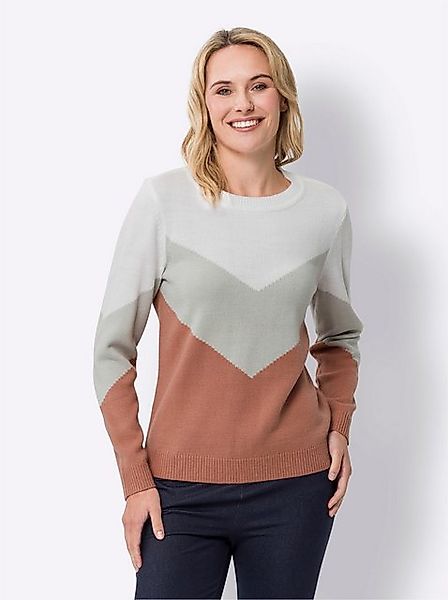 Sieh an! Strickpullover Rundhalspullover günstig online kaufen