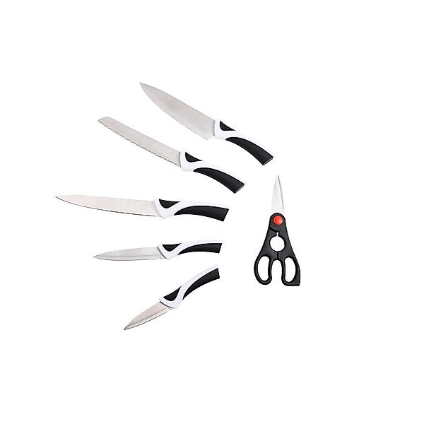 BERGNER Messerset Kyoto schwarz Edelstahl 6 tlg. günstig online kaufen