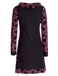 Vishes Jerseykleid Langarm Kleid Schal-Kleid Winterkleider günstig online kaufen
