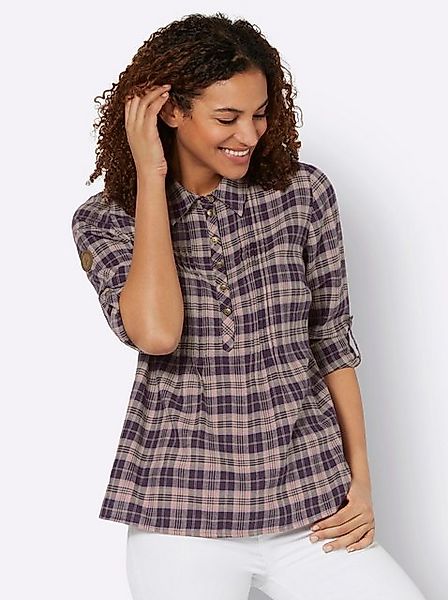 Witt Klassische Bluse Flanell-Bluse günstig online kaufen