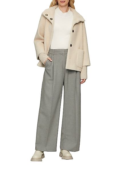 s.Oliver BLACK LABEL Outdoorjacke, ohne Kapuze, kurz, mit extra hohem Krage günstig online kaufen