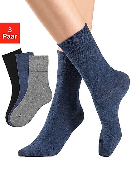 H.I.S Socken (Packung, 3-Paar) mit Komfortbund auch für Diabetiker geeignet günstig online kaufen
