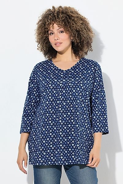 Ulla Popken T-Shirt Shirt Animaldruck A-Linie günstig online kaufen