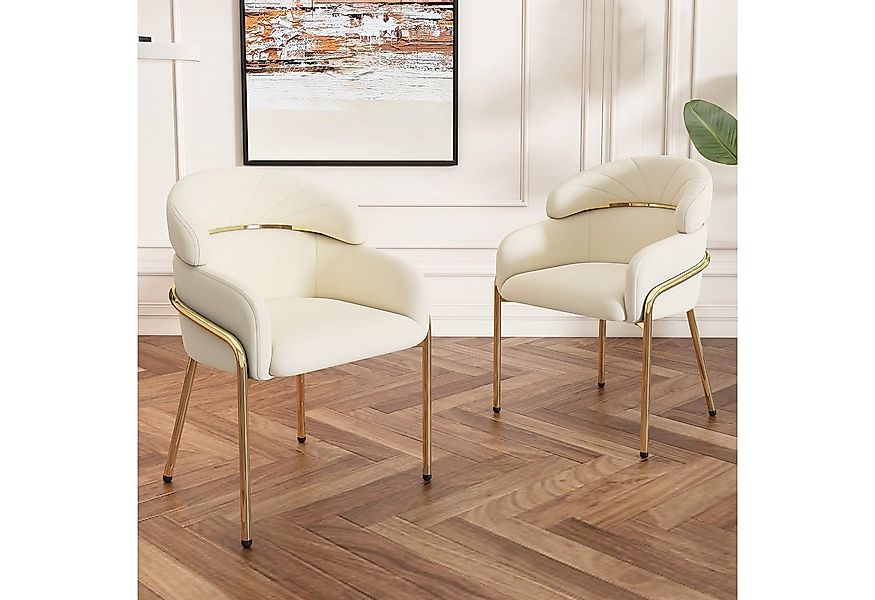 Flieks Polsterstuhl (1 St), Esszimmerstuhl Armlehnstuhl Schlaf-Wohnzimmerst günstig online kaufen