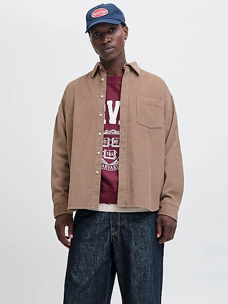 Jack & Jones Langarmhemd "JORINWOOD OVERSIZED CORD SHIRT LS" günstig online kaufen