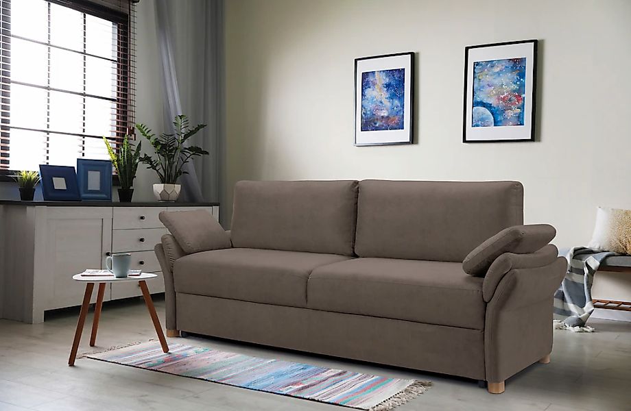 exxpo - sofa fashion 3-Sitzer "Kentt hochwertiger Sitzaufbau für hohen Sitz günstig online kaufen