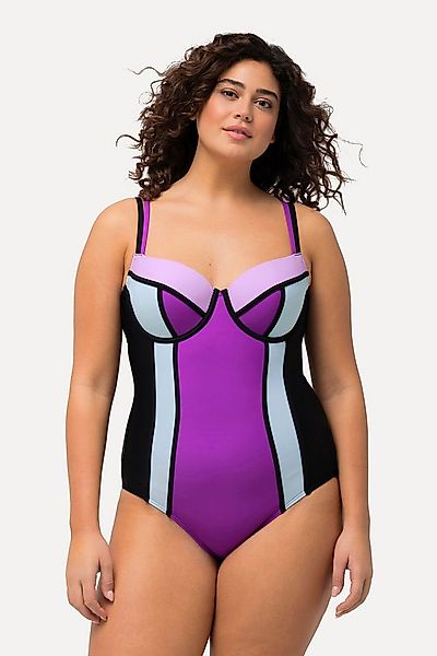 Ulla Popken Badeanzug Badeanzug Softcups Bügel Träger verstellbar günstig online kaufen