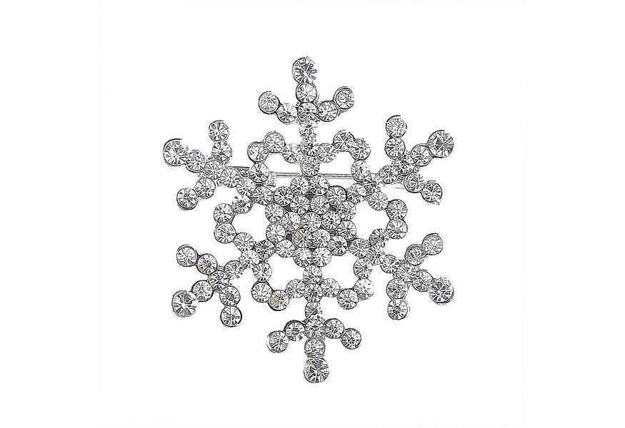 FOUORTUNATE-BEE Brosche Schneeflocken-Kristallbrosche mit Geschenkbox für D günstig online kaufen