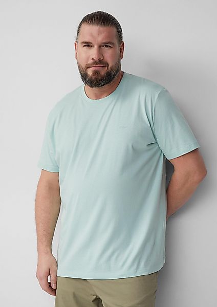 s.Oliver Kurzarmshirt T-Shirt Baumwoll-T-Shirt mit Logo-Print günstig online kaufen