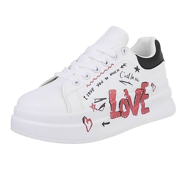 Ital-Design Damen Low-Top Freizeit Sneaker (88519173) Flach Sneakers Low in günstig online kaufen