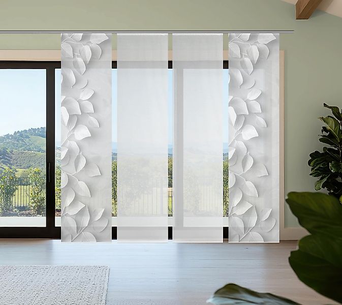 Vision S Schiebegardine "RIXA" Paneelwagen 4 Stk. tlg. Schiebevorhang,Bambu günstig online kaufen