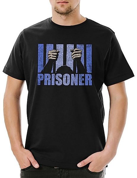 Urban Backwoods Print-Shirt Urban Backwoods Prisoner Herren T-Shirt Schwarz günstig online kaufen