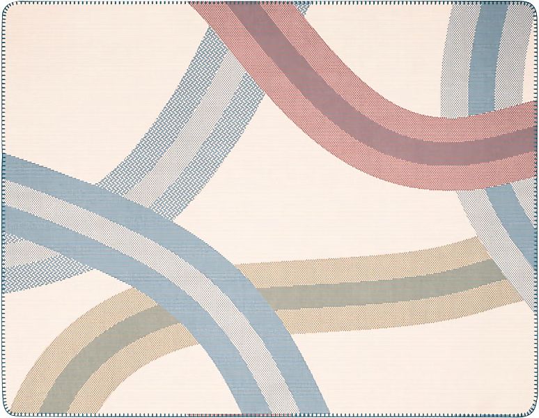 Biederlack Kinderdecke "Kinderdecke Turn" Kinderdecke Turn mit bunten Linie günstig online kaufen