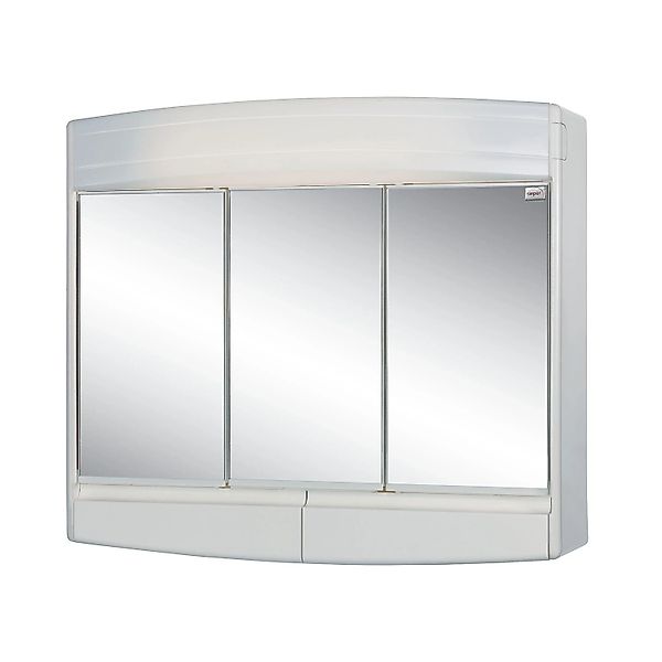 Sieper Spiegelschrank Topas ECO 60 cm x 53 cm Weiß Hochglanz günstig online kaufen