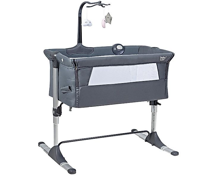 COSTWAY Beistellbett Reisebett, verstellbar, mit Spielbogen & Spieluhr günstig online kaufen
