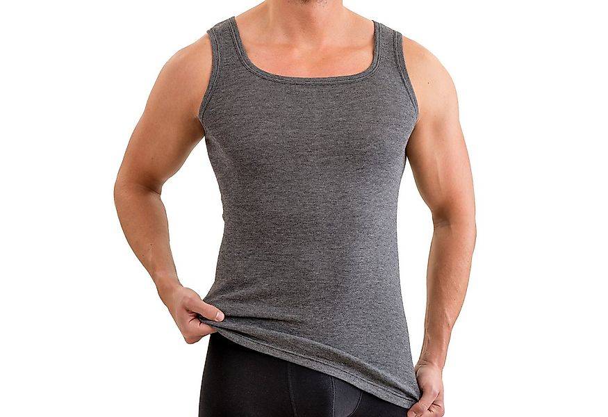 HERMKO Unterhemd 1663025 Herren Tank Top mit breiten Trägern günstig online kaufen